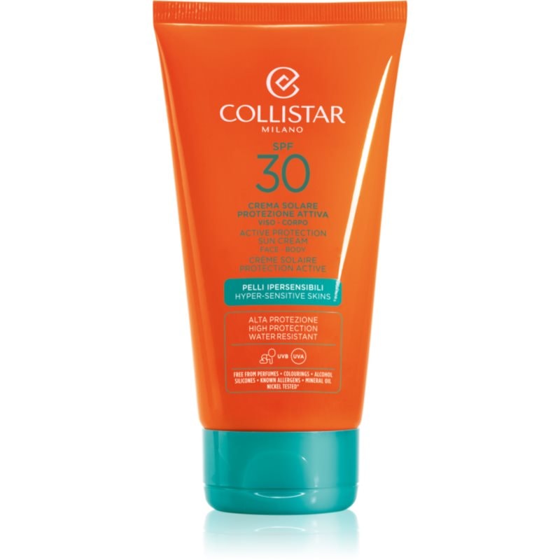 Collistar Collistar Special Perfect Tan Active Protection Sun Cream водоустойчив крем за слънчеви бани SPF 30 - Унисекс парфюм 150мл - Сравни цени от 1 магазин с безплатна доставка