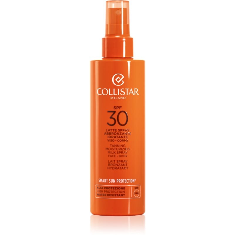 Collistar Collistar Smart Sun Protection Tanning Moisturizing Milk Spray SPF 30 слънцезащитен лосион в спрей SPF 30 - Унисекс парфюм 200мл - Сравни цени от 1 магазин с безплатна доставка