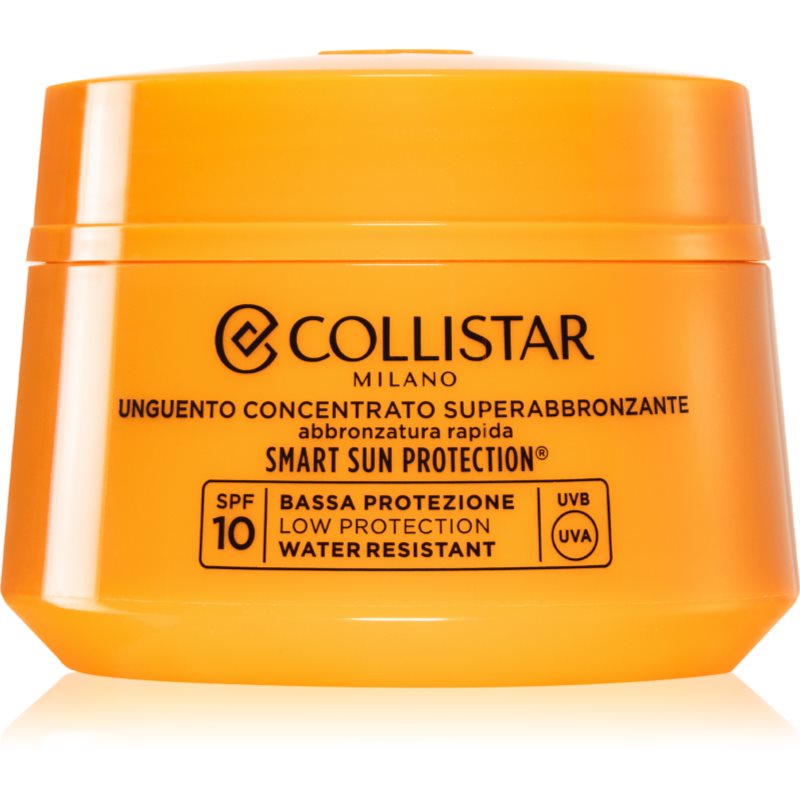 Collistar Collistar Smart Sun Protection Supertanning Concentrate Unguent SPF 10 концентриран мехлем за загар SPF 10 - Унисекс парфюм 150мл - Сравни цени от 1 магазин с безплатна доставка