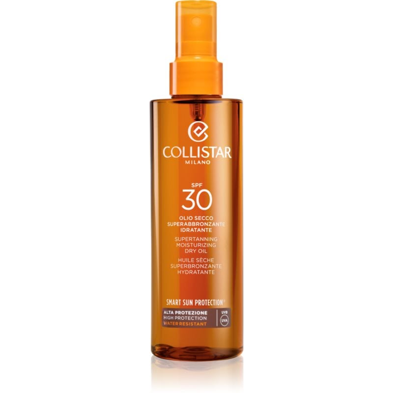 Collistar Smart Sun Protection Supertanning Moisturizing Dry Oil SPF 30 слънцезащитно сухо масло SPF 30