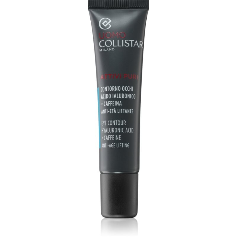 Collistar Linea Uomo Attivi Puri Eye Contour Hyaluronic Acid + Caffeine Eye Contour озаряващ крем за околоочната зона с Anti-age ефект - Грижа за лице - Сравни цени от 1 магазин с безплатна доставка