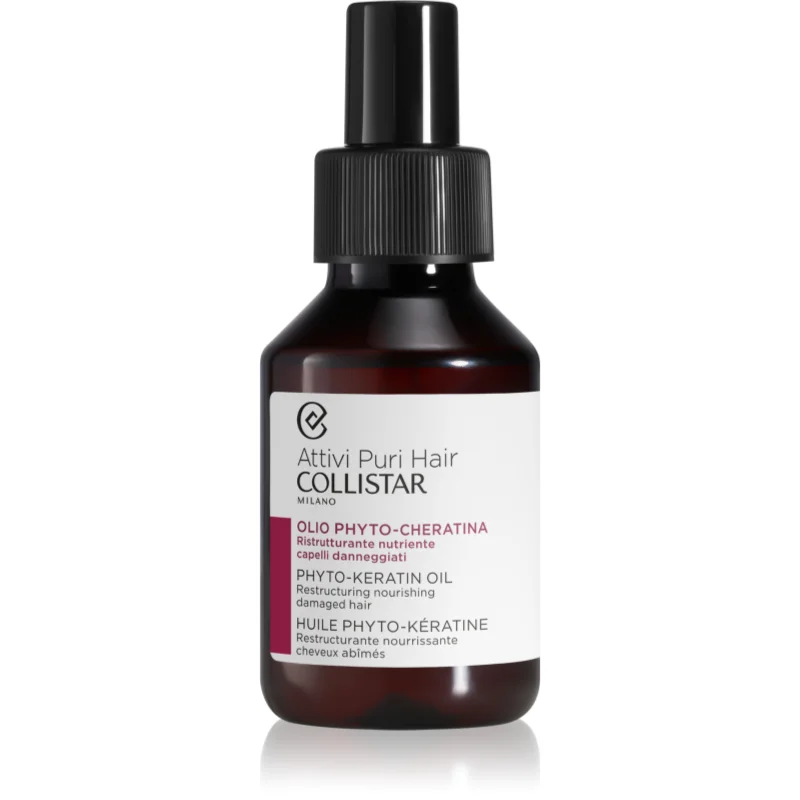 Collistar Hair Phyto-Keratin Oil Restructuring Nourishing регенериращо масло за коса с кератин - Грижа за коса - Сравни цени от 1 магазин с безплатна доставка