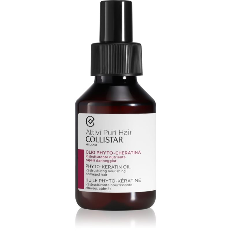 Collistar Hair Phyto-Keratin Oil Restructuring Nourishing регенериращо масло за коса с кератин - Грижа за коса - Сравни цени от 1 магазин с безплатна доставка