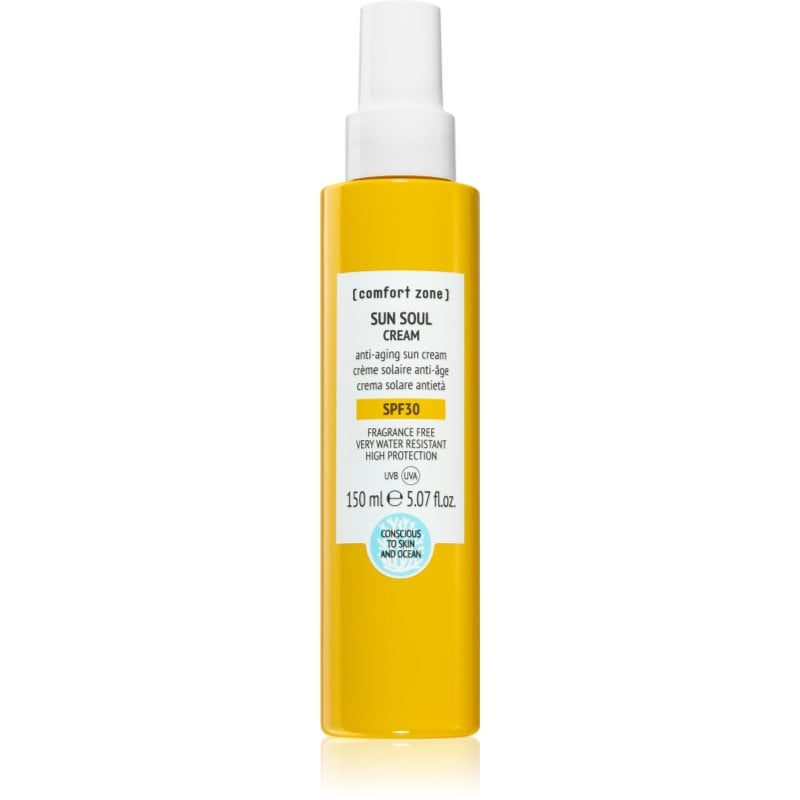 Comfort Zone Sun Soul SPF 30 водоустойчив крем за слънчеви бани за тяло и лице SPF 30