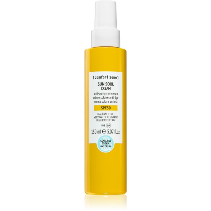 Comfort Zone Sun Soul SPF 30 водоустойчив крем за слънчеви бани за тяло и лице SPF 30 - Грижа за тяло - Сравни цени от 1 магазин с безплатна доставка