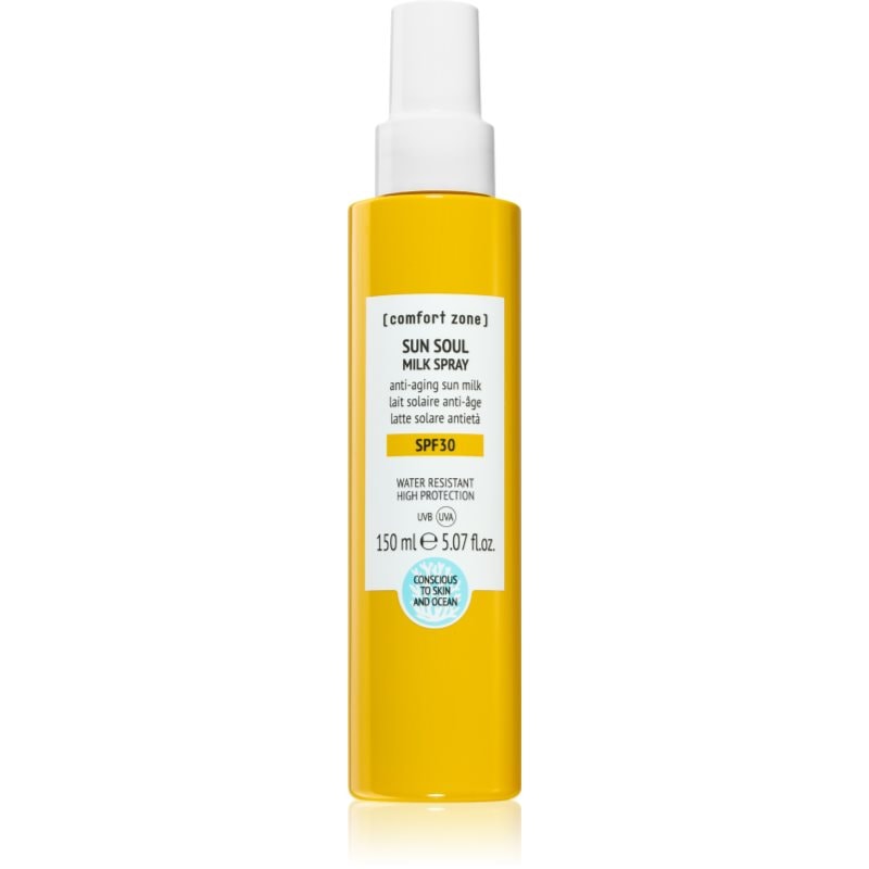Comfort Zone Sun Soul SPF 30 хидратиращо мляко за тен против стареене на кожата - Грижа за тяло - Сравни цени от 1 магазин с безплатна доставка