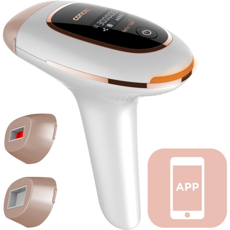 Concept IL3020 IPL Perfect Skin IPL епилатор за тяло, лице, бикини зоната и подмишниците White and rosegold