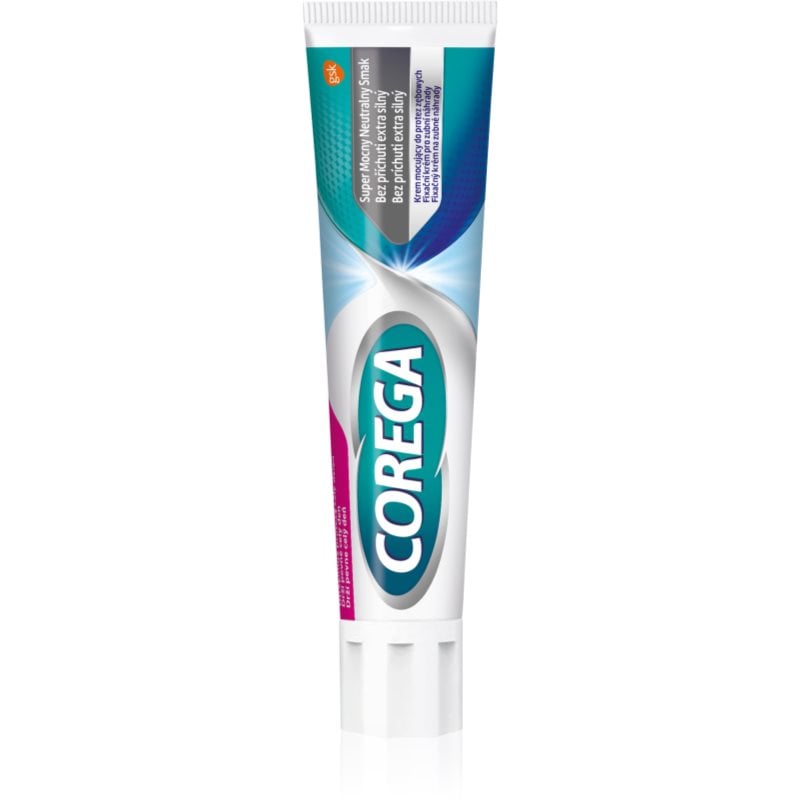 Corega Extra Strong No Flavour лепило крем за зъбни протези