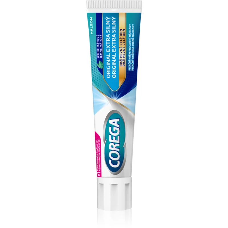 Corega Original Extra Strong лепило крем за зъбни протези с екстра силна фиксация