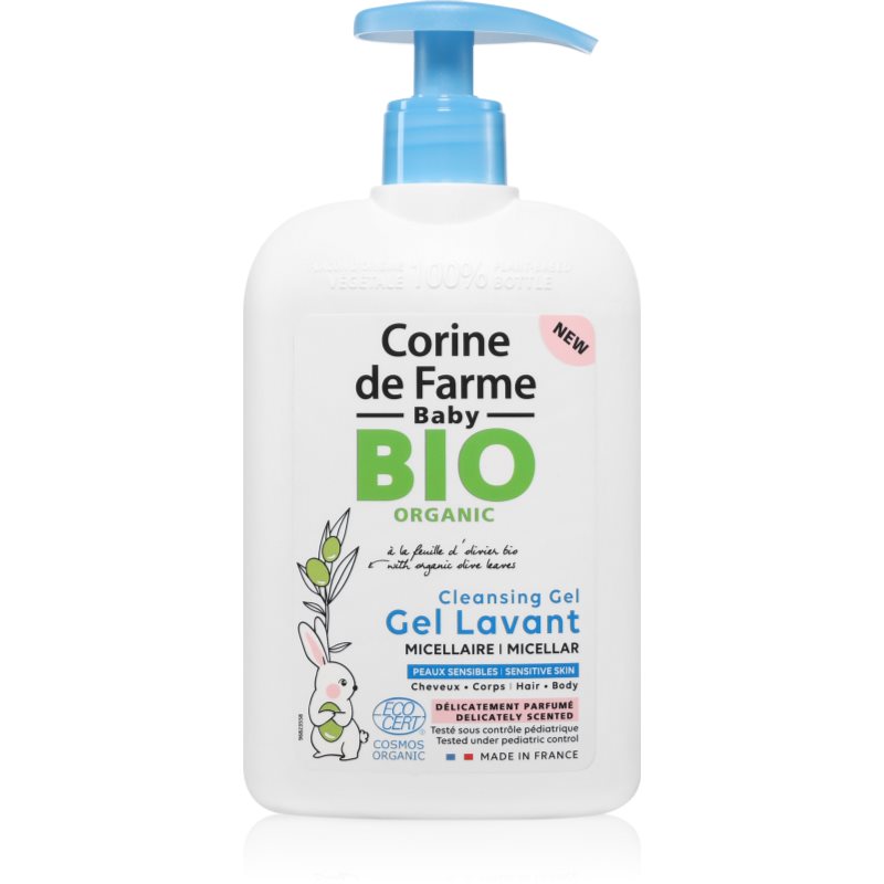 Corine de farme Baby BIO Cleansing Gel мицеларен гел за тяло и коса за деца - Грижа за тяло - Сравни цени от 1 магазин с безплатна доставка