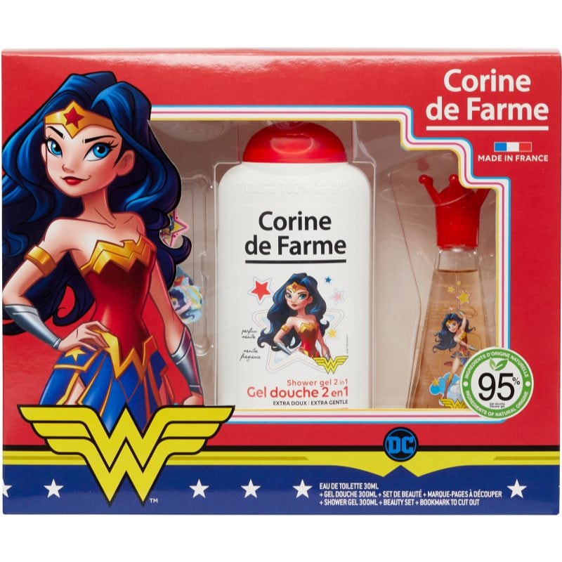 Corine de farme Gift Set Wonder Woman подаръчен комплект за деца - За деца - Сравни цени от 1 магазин с безплатна доставка