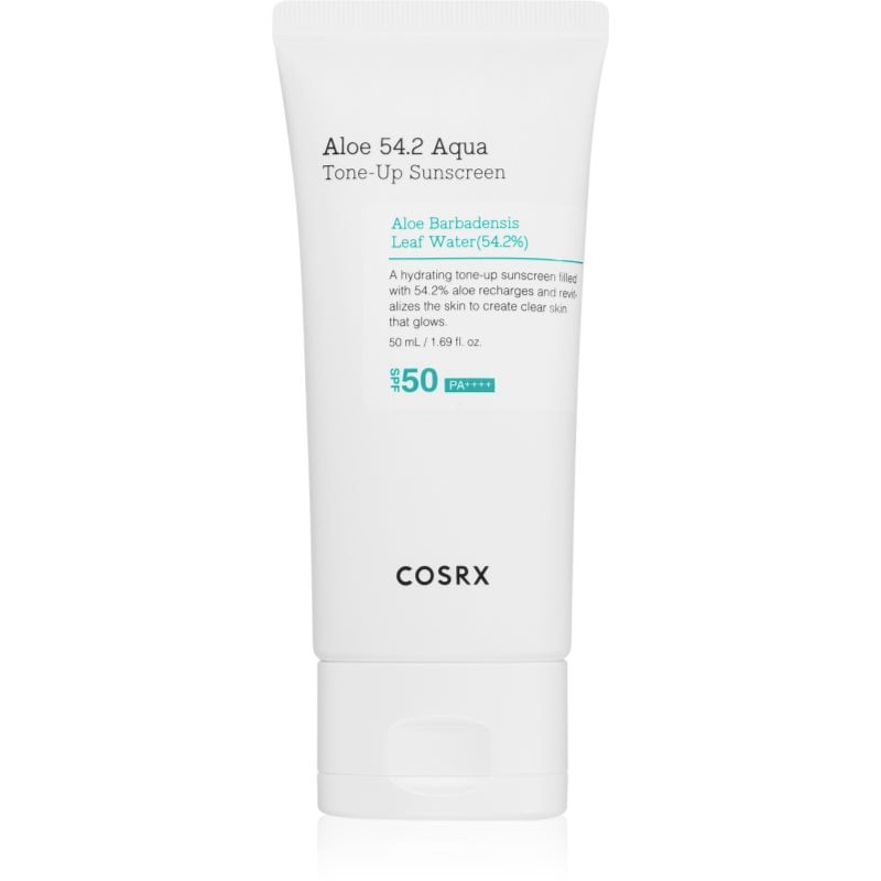 Cosrx Aloe 54.2 Aqua Tone-Up Sunscreen защитна тонирана течност за лице SPF 50+