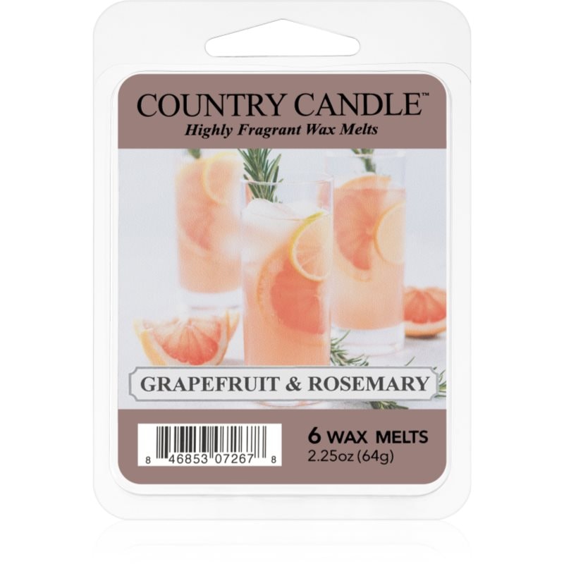 Country Candle Grapefruit & Rosemary восък за арома-лампа 64 гр. - Аромат - Сравни цени от 1 магазин с безплатна доставка