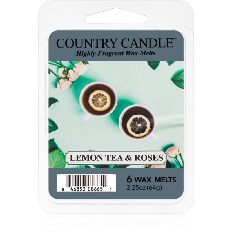 Country Candle Country Candle Lemon Tea & Roses восък за арома-лампа 64 гр. - Унисекс парфюм 64мл - Сравни цени от 1 магазин с безплатна доставка