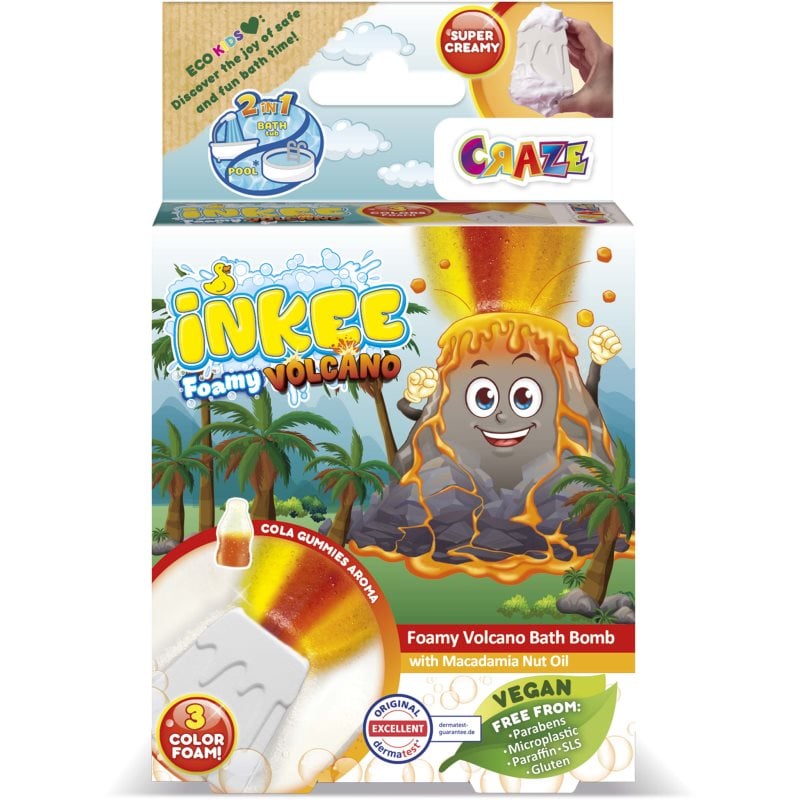 Craze INKEE Foamy Volcano бомбичка за вана за деца