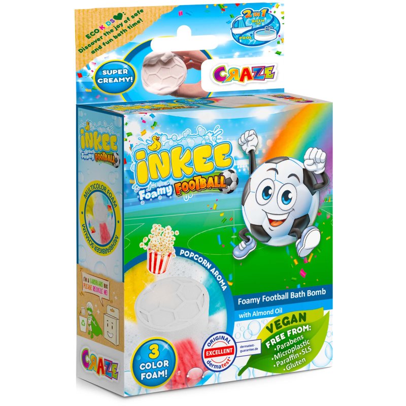 Craze INKEE Foamy Football мбичка за вана за деца - Грижа за тяло - Сравни цени от 1 магазин с безплатна доставка