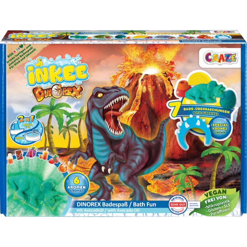 Craze INKEE Dino комплект за вана за деца - За деца - Сравни цени от 1 магазин с безплатна доставка