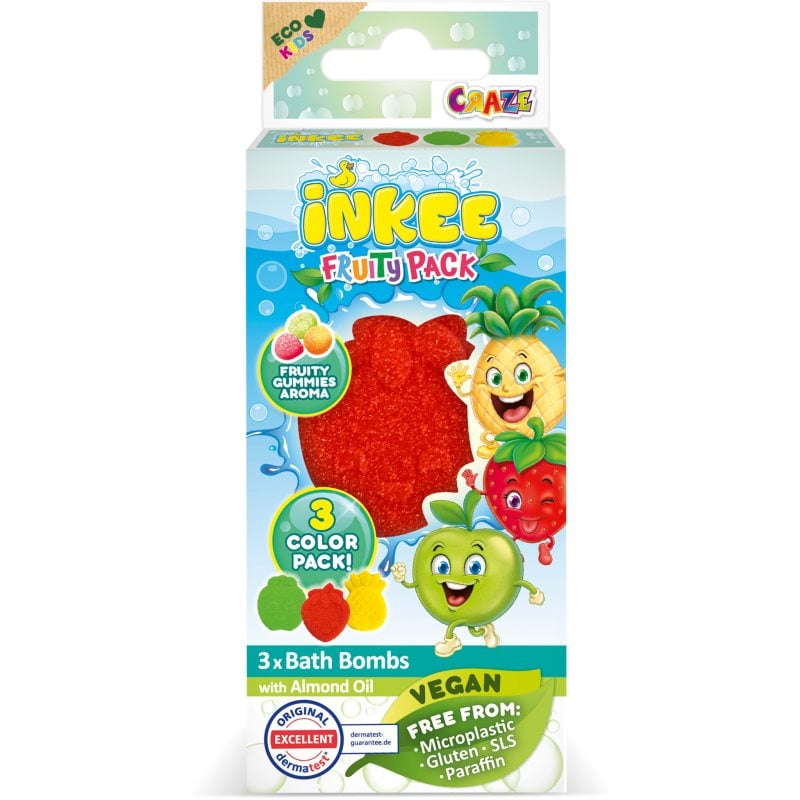 Craze INKEE Fruity Pack бомбичка за вана за деца