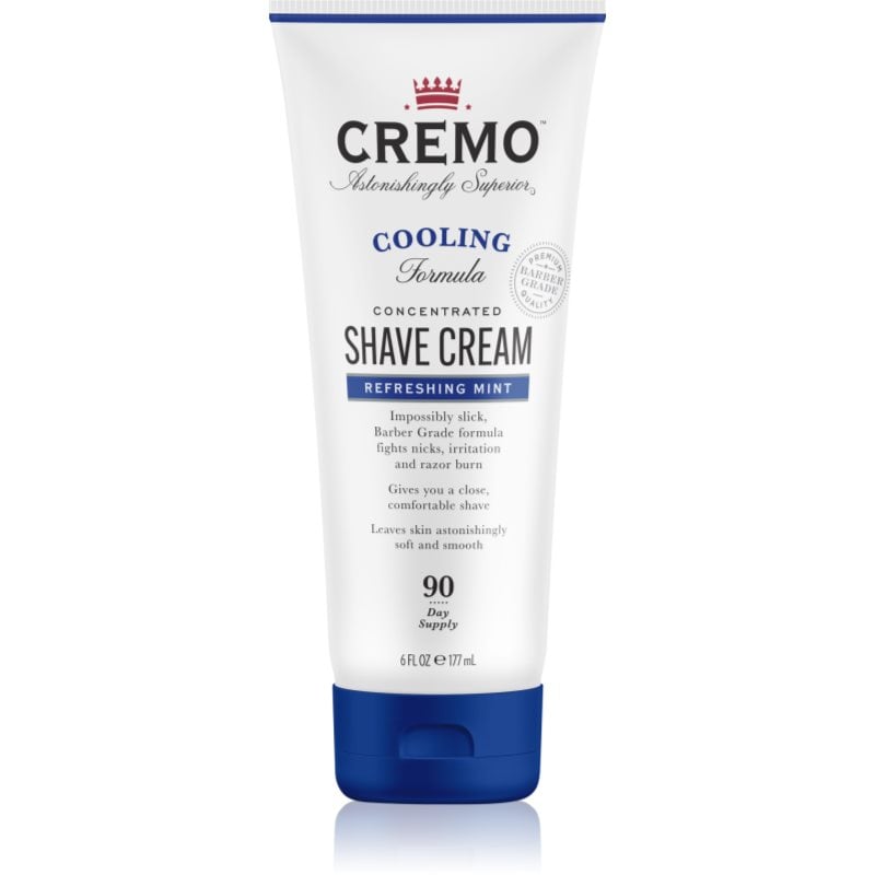 Cremo Refreshing Mint Cooling Shave Cream крем за бръснене в туба за мъже