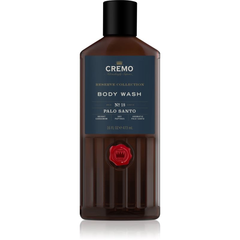 Cremo Reserve Collection Palo Santo енергизиращ душ-гел за мъже