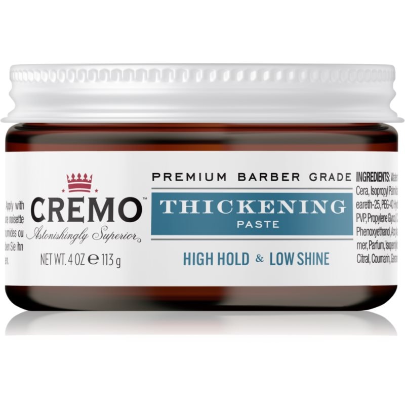 Cremo Cremo Hair Styling Paste Thickening стилизираща паста 113 гр. - Унисекс парфюм 113мл - Сравни цени от 1 магазин с безплатна доставка