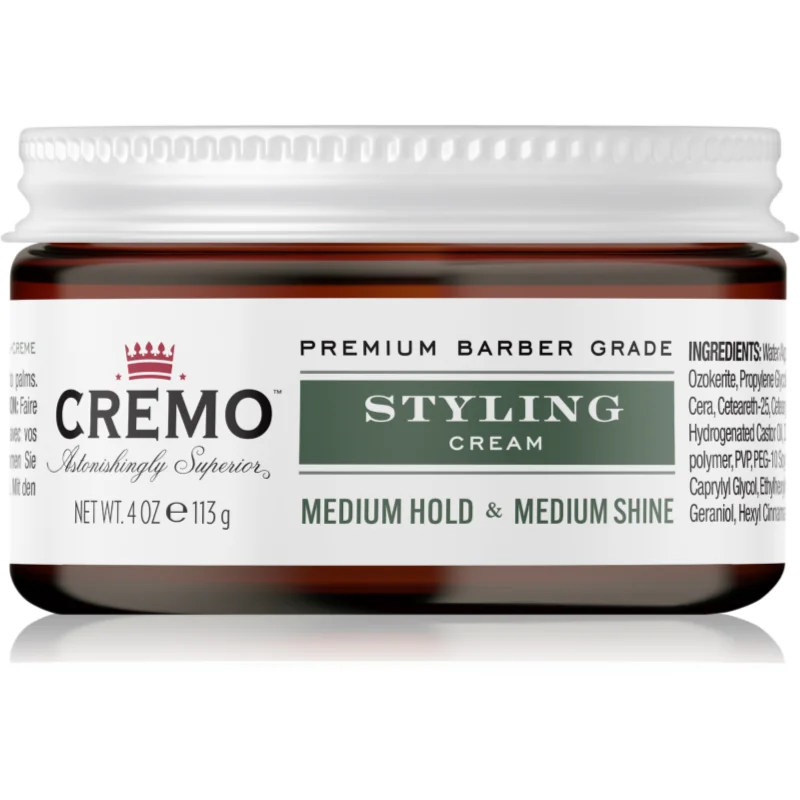 Cremo Hair Styling Cream Medium Styling хидратиращ стилизиращ крем За коса за мъже - Грижа за коса - Сравни цени от 1 магазин с безплатна доставка