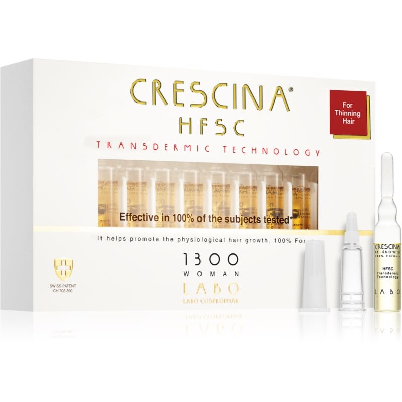 Crescina Transdermic 1300 Re-Growth грижа за растеж на косата за жени 20x3 - Грижа за коса - Сравни цени от 1 магазин с безплатна доставка