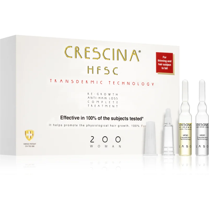 Crescina Transdermic 200 Re-Growth and Anti-Hair Loss грижа за растеж на косата против косопад за жени 20x3 - Грижа за коса - Сравни цени от 1 магазин с безплатна доставка