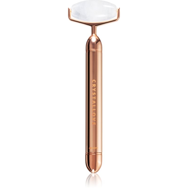 Crystallove Clear Quartz Vibrating Roller масажно приспособление за лице