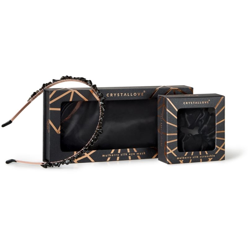 Crystallove Black Silk Set комплект за нощ