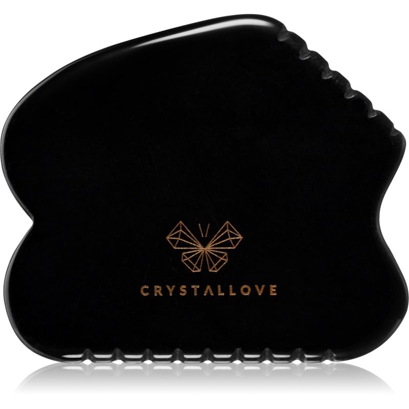 Crystallove Black Obsidian Contour Gua Sha масажно приспособление