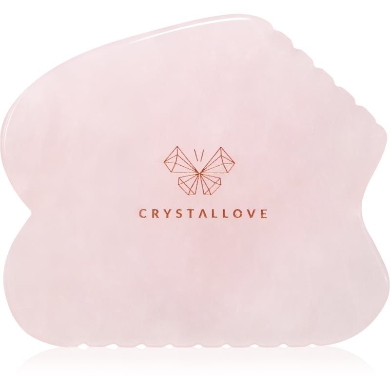 Crystallove Rose Quartz Contour Gua Sha масажно приспособление за лице 1 бр. - Грижа за лице - Сравни цени от 1 магазин с безплатна доставка