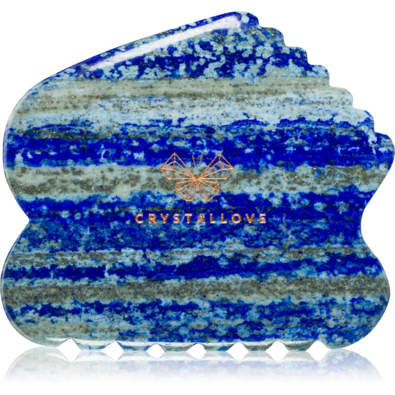 Crystallove Lapis Lazuli Contour Gua Sha масажно приспособление - Грижа за лице - Сравни цени от 1 магазин с безплатна доставка