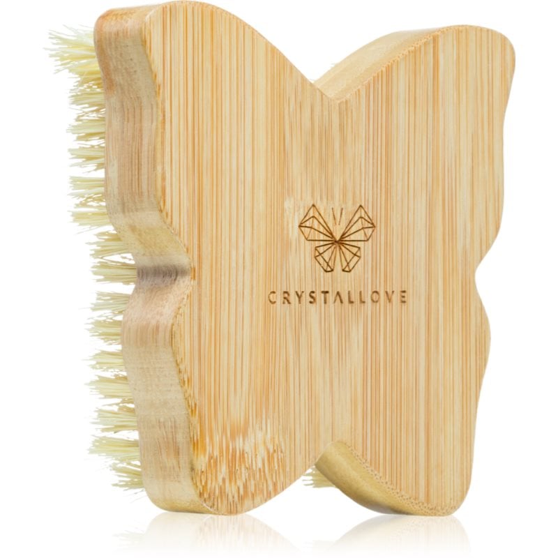 Crystallove Bamboo Butterfly Agave Body Brush четка за масаж за тяло