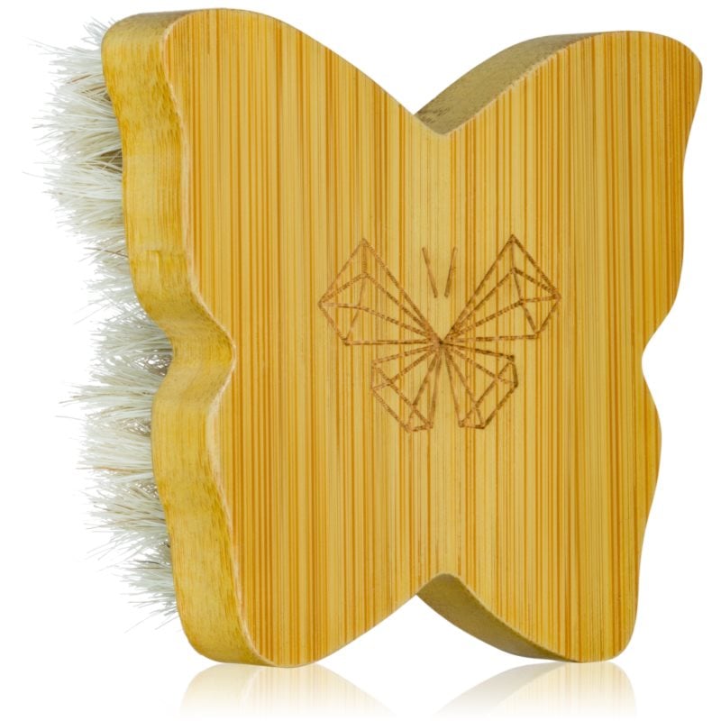Crystallove Bamboo Butterfly Agave Face Brush Travel Size четка за масаж за лице и деколте