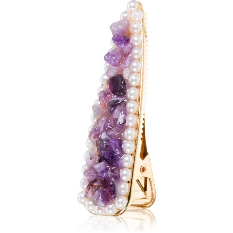 Crystallove Amethyst Hair Clip фиба за коса