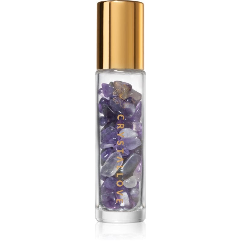 Crystallove Amethyst Oil Bottle Рол-он с кристали пълнещ