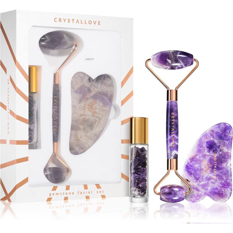 Crystallove Crystallove Amethyst Beauty Set комплект за грижа за лице - Унисекс парфюм - Сравни цени от 1 магазин с безплатна доставка
