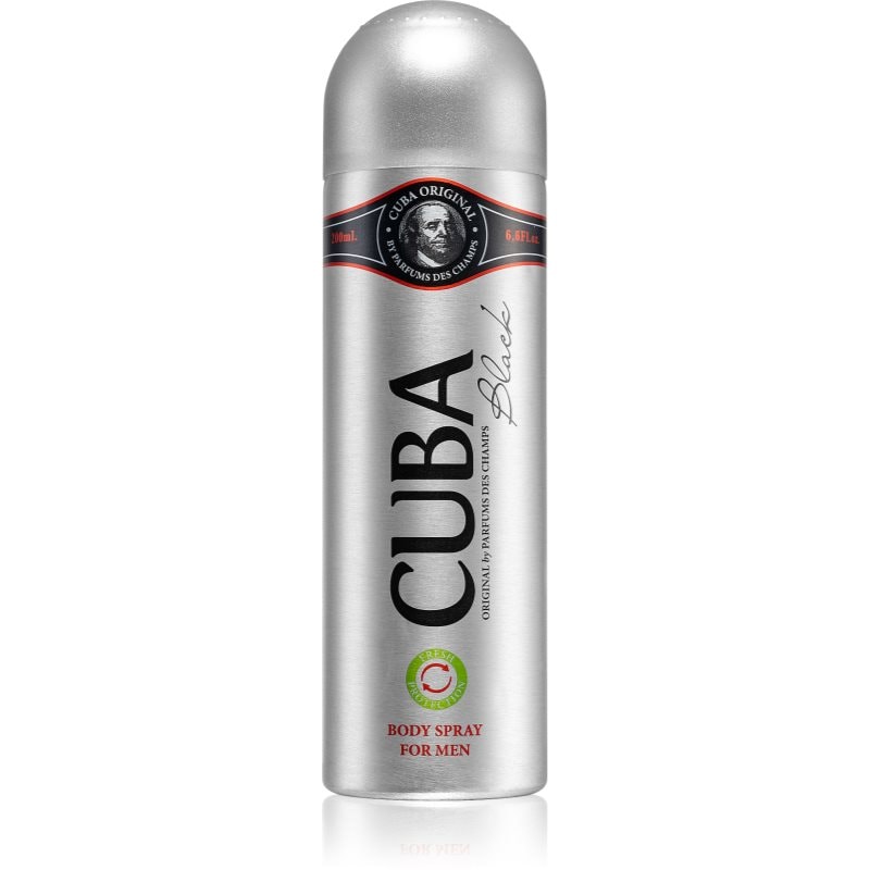 Cuba Black дезодорант в спрей за мъже - Грижа за тяло - Сравни цени от 1 магазин с безплатна доставка