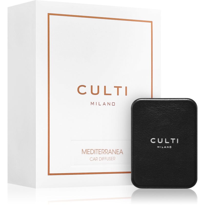 Culti Milano Car Diffuser Black Mediterranea aроматизатор за автомобил + резервен пълнител 73x53 см - Аромат - Сравни цени от 1 магазин с безплатна доставка