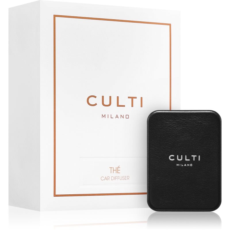 Culti Milano Car Diffuser Black Thé aроматизатор за автомобил + резервен пълнител 73x53 см - Аромат - Сравни цени от 1 магазин с безплатна доставка