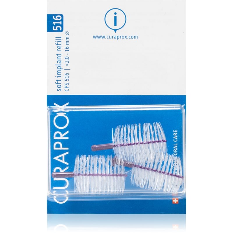 Curaprox Curaprox Soft Implantat CPS резервни четки за междузъбно пространство за почистване на импланти - Унисекс парфюм 1мл - Сравни цени от 1 магазин с безплатна доставка