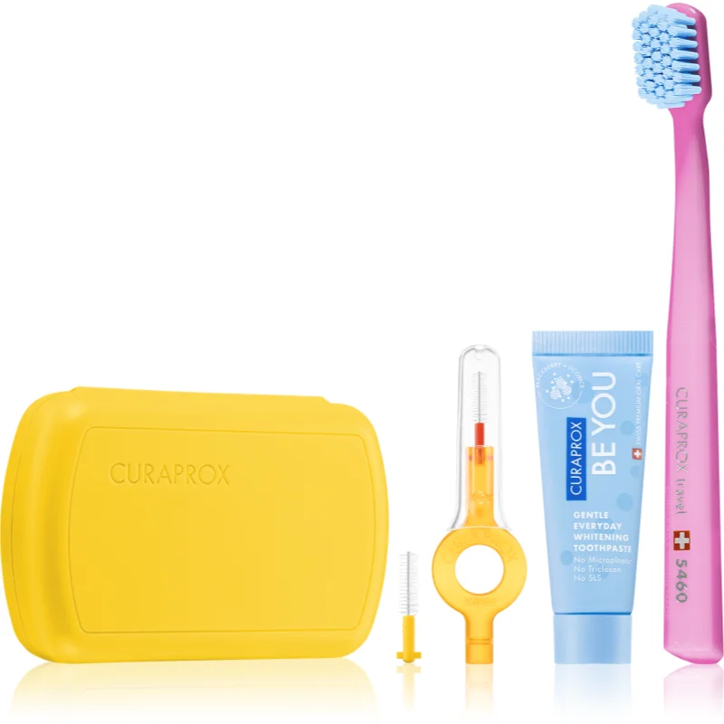 Curaprox Travel Set комплект за пътуване за зъби, език и венци
