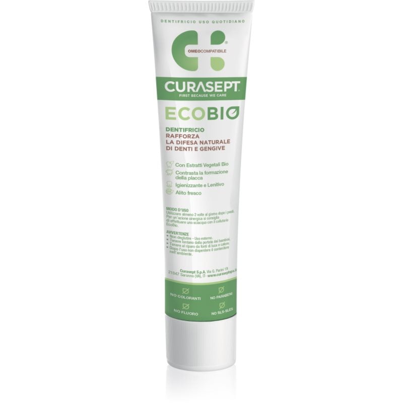 Curasept EcoBio Dentifricio натурална паста за зъби без флуорид