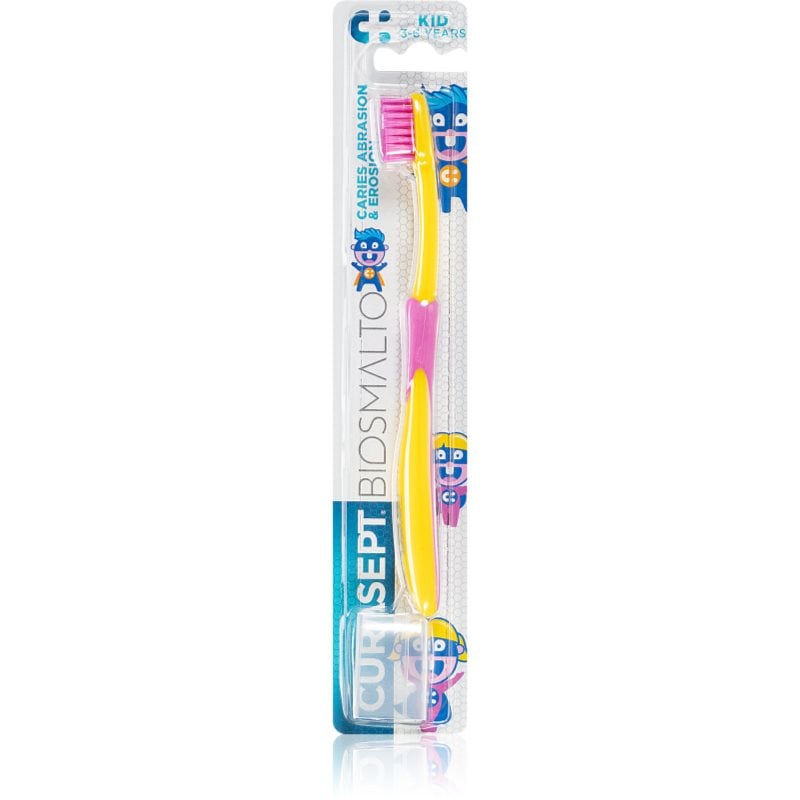Curasept Biosmalto Kid 3-6 Years четка за зъби за деца