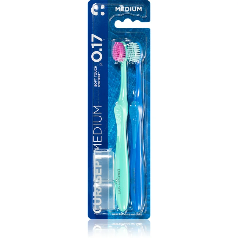 Curasept Softline 0.17 Medium 2pack четка за зъби - Грижа за зъбите - Сравни цени от 1 магазин с безплатна доставка