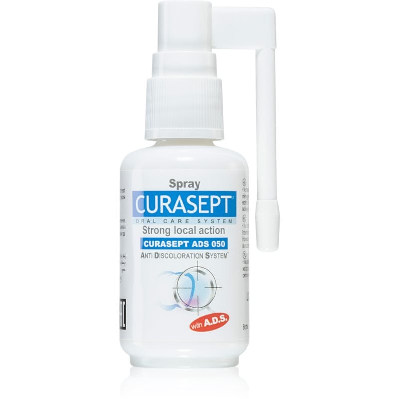 Curasept ADS 050 Spray спрей за уста за високо ефективна защита срещу зъбен кариес