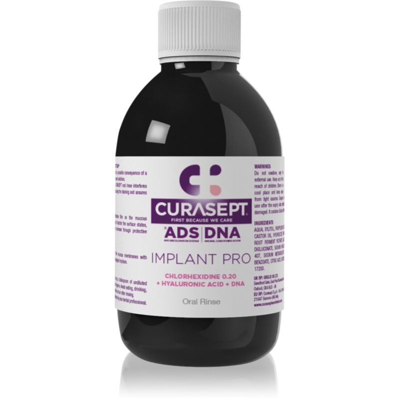 Curasept Implant PRO вода за уста - Грижа за зъбите - Сравни цени от 1 магазин с безплатна доставка