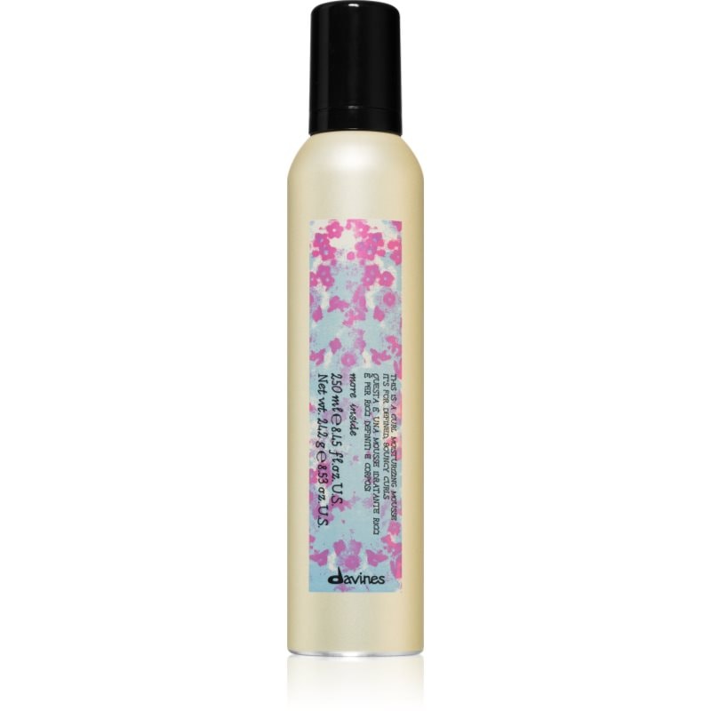 Davines More Inside Curl Moisturizing Mousse пяна за коса за оформяне на къдрици - Грижа за коса - Сравни цени от 1 магазин с безплатна доставка