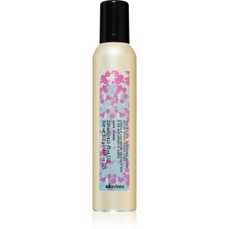 Davines More Inside Curl Moisturizing Mousse пяна за коса за оформяне на къдрици - Грижа за коса - Сравни цени от 1 магазин с безплатна доставка